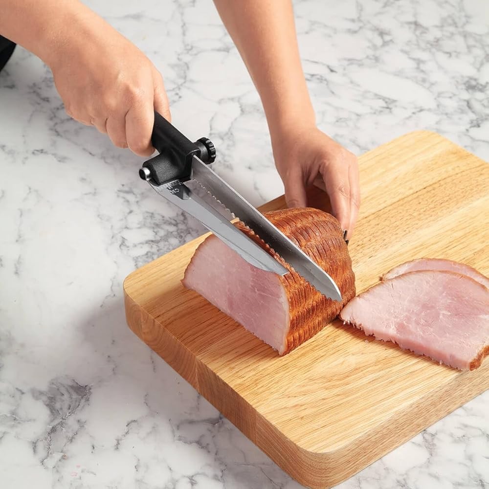 Valley Traders Knife with Adjustable Slicing Guide by Chef's Pride