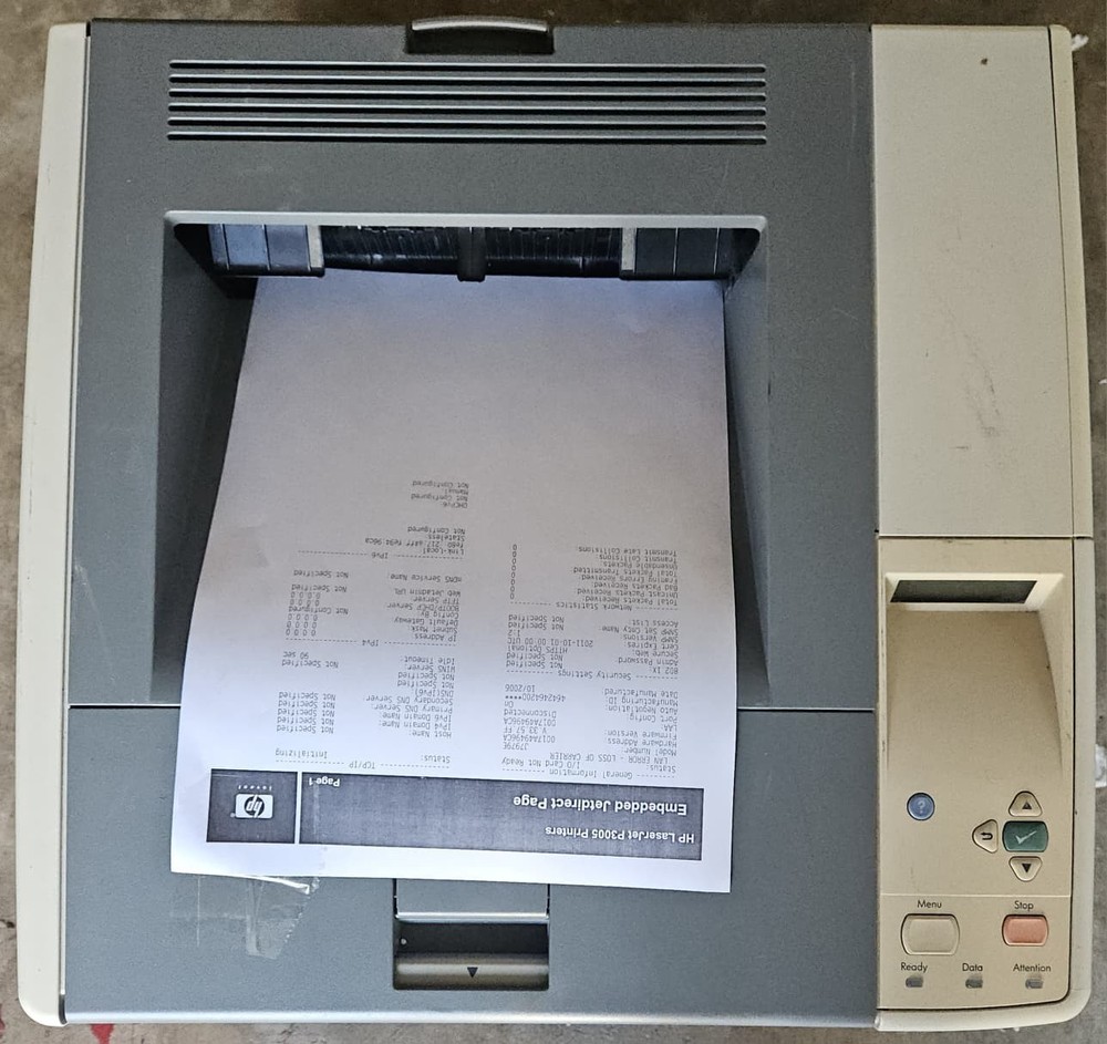 HP LaserJet P3005X Workgroup Laser Printer gently used