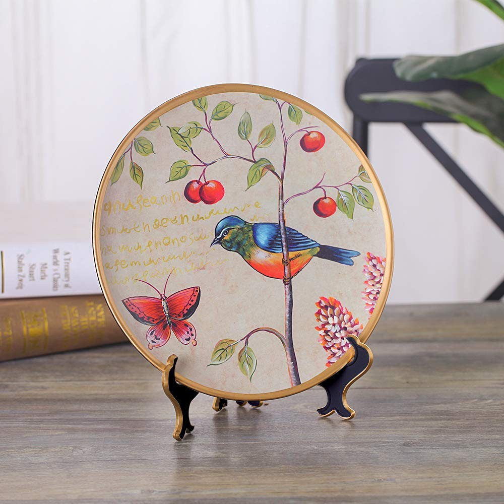 2 Pack Plate Display Stand 8in Adjustable Easel Holder