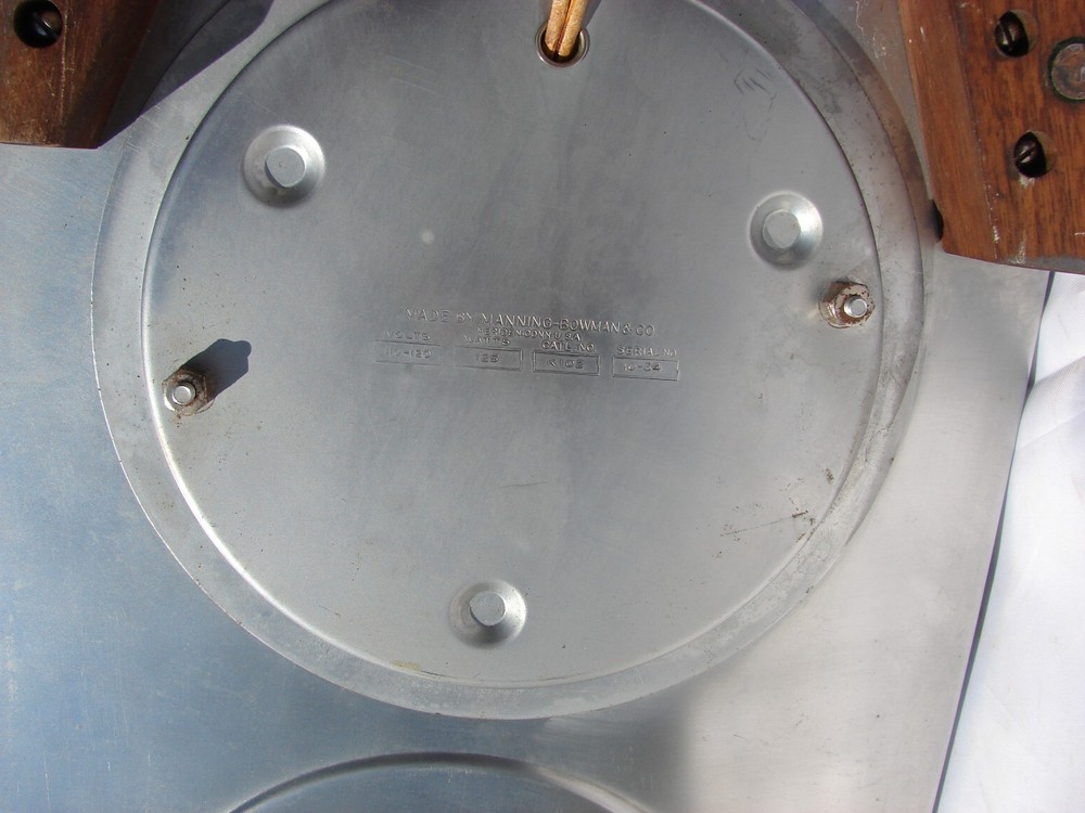 1934 Manning Bowman Buffet Server!! Complete!!