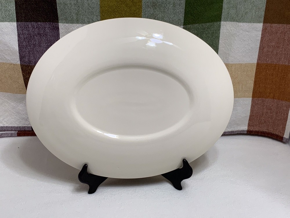Edwin Knowles Lacquer Blossom Design Oval Plater