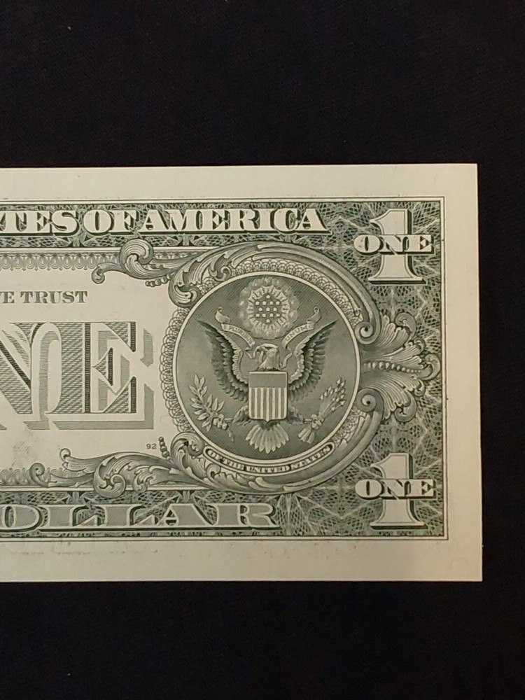 2003 $1 Federal Reserves Note Near Solid 6's Crip Uncirculated Awesome Note!!