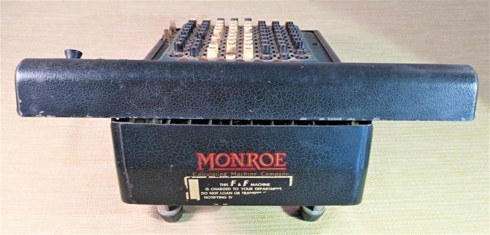 Vintage Monroe Calculating Machine RARE