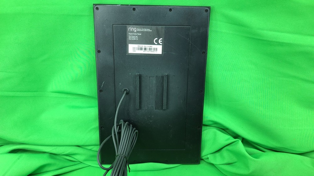 Ring 1st Gen 5W Super Solar Panel, Barrel Plug, Black