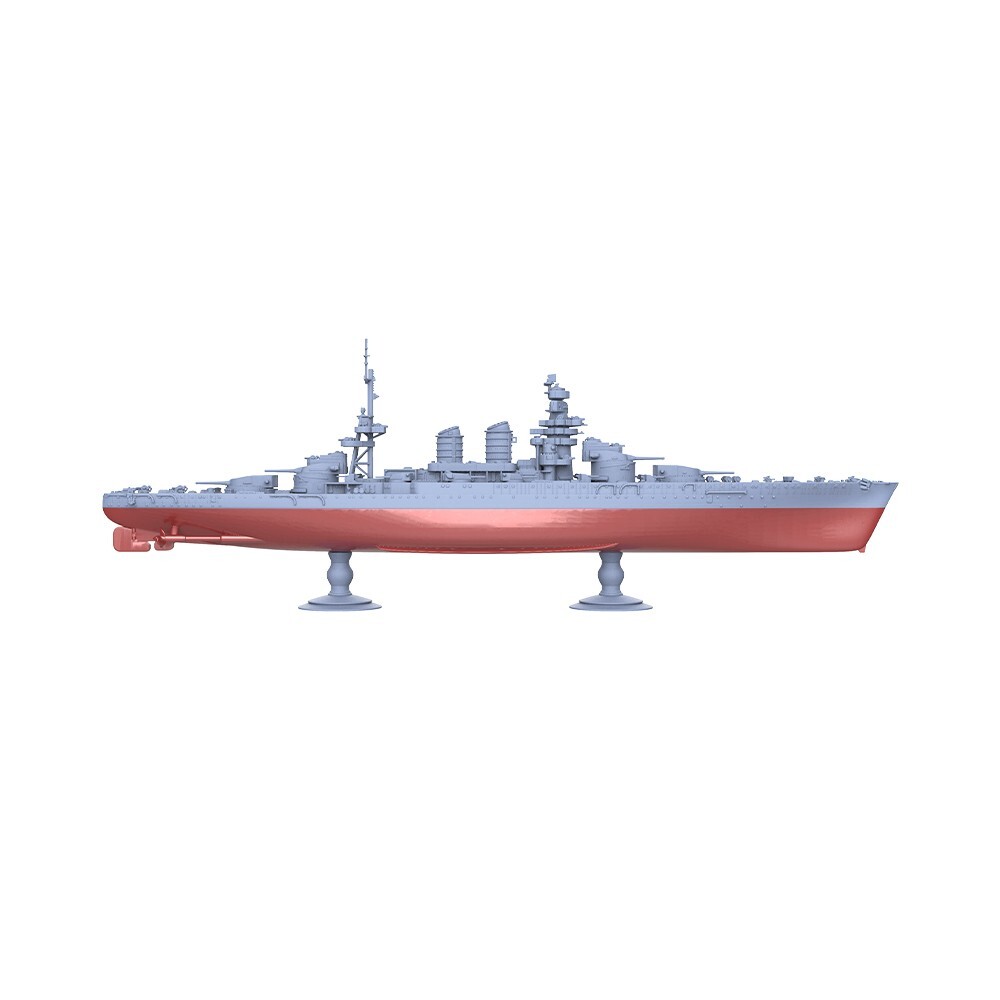 1:2000 Italy ConteDiCavour-claSSC Battleship Full Hull