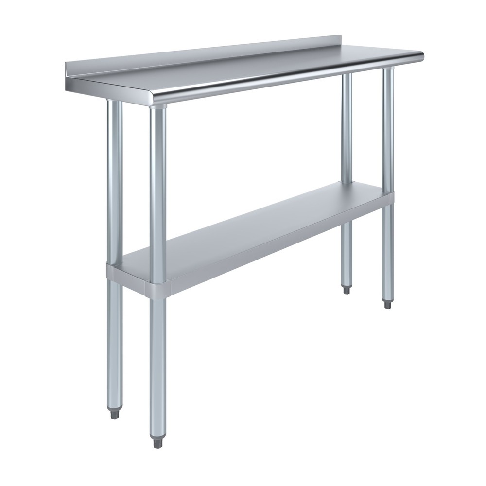 Work Commercial Worktable – NSF Stainless Steel Table for Kitchen 14"x48"