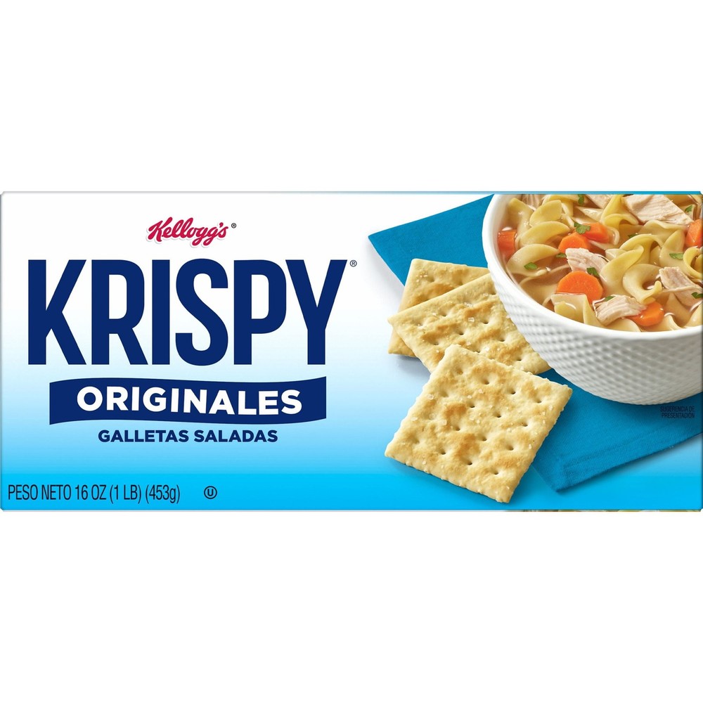 Krispy Original Saltine Crackers Soup Crackers 16 oz