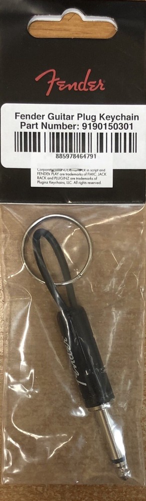 Fender 9190150301 Jack Key Chain 1/4" Plug