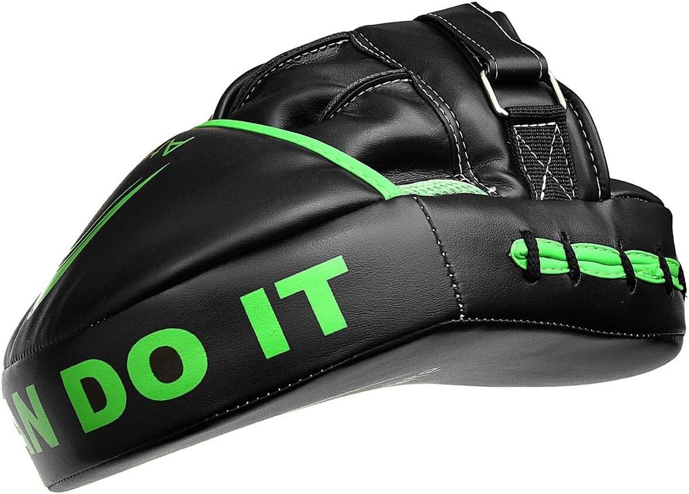 Durable Punching Mitts with Foam Padding - Comfortable and Easy to Black/Green