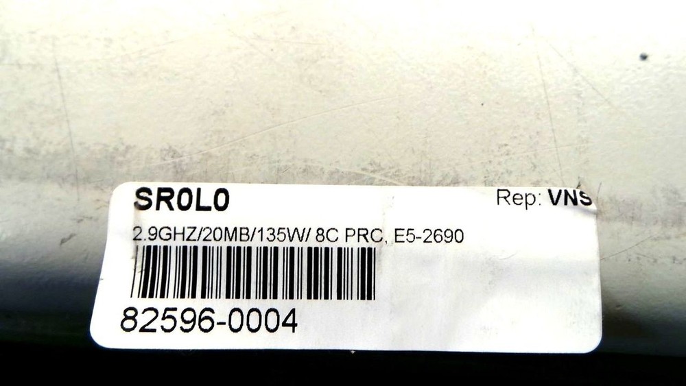 Intel SR0L0 Xeon E5-2690 8-Core 2.9GHz Processor w/ Thermal Grease