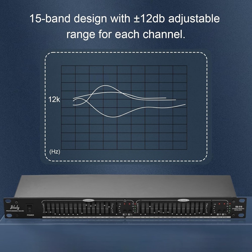 High-Quality 15-Band Stereo Graphic Equalizer =