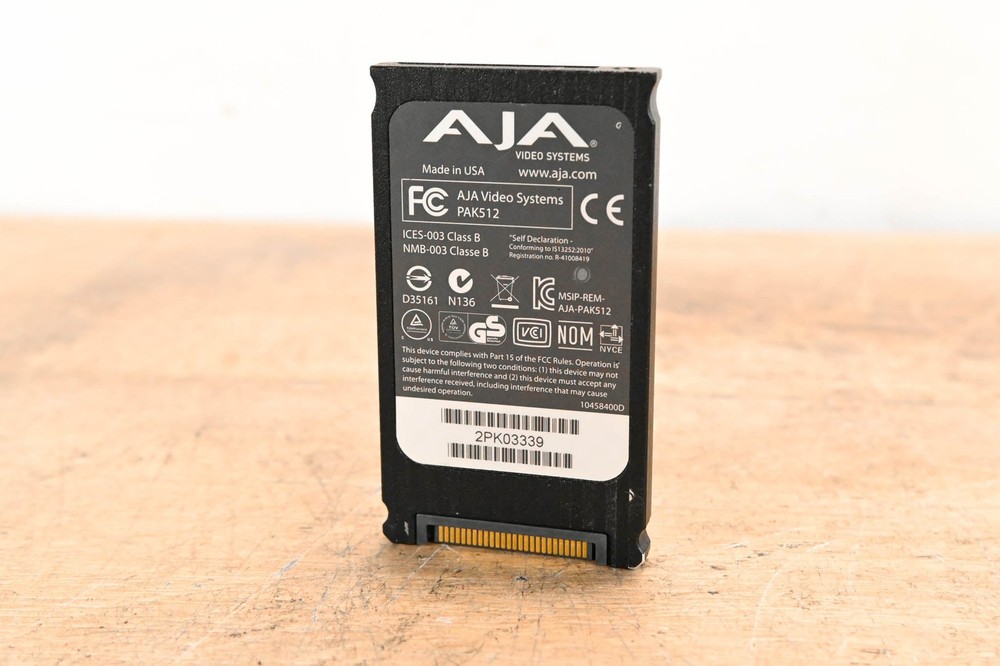 AJA PAK512 SSD Module for Ki Pro Systems CG01WD7