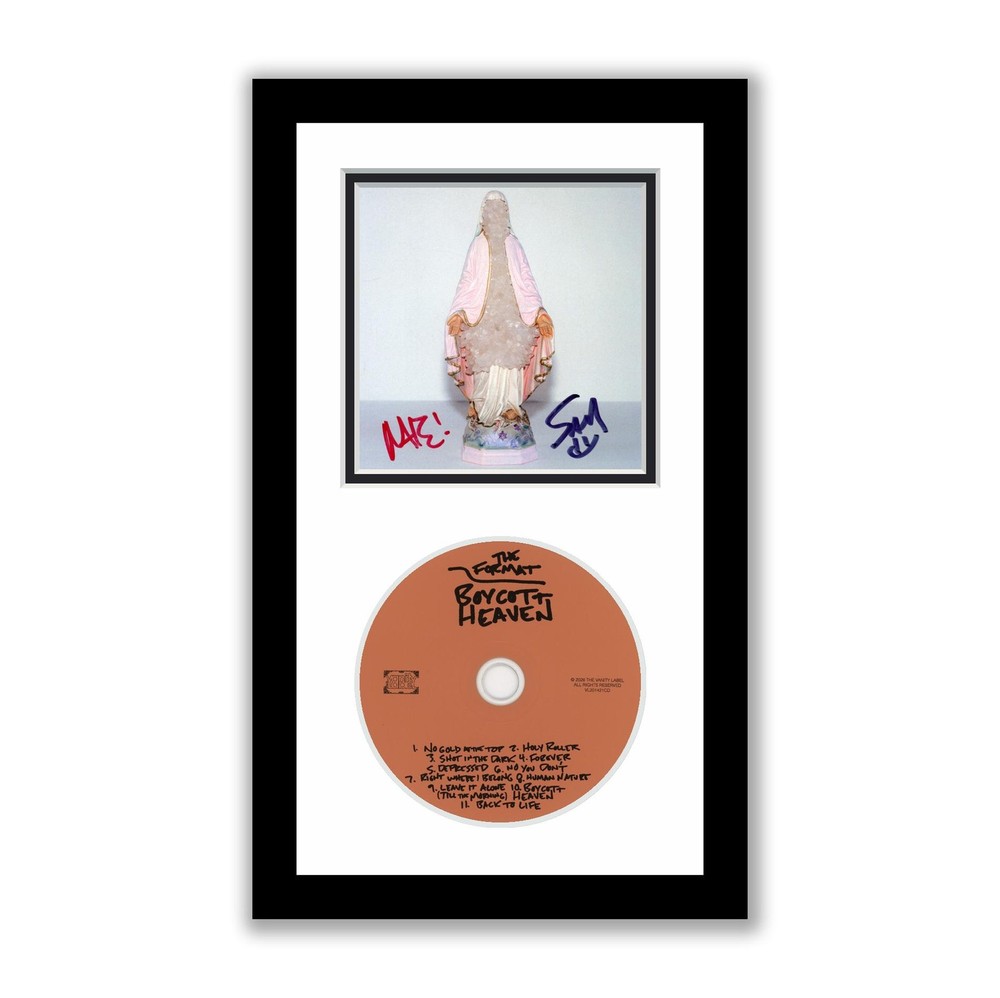 The Format Autographed Signed Framed CD Boycott Heaven ACOA