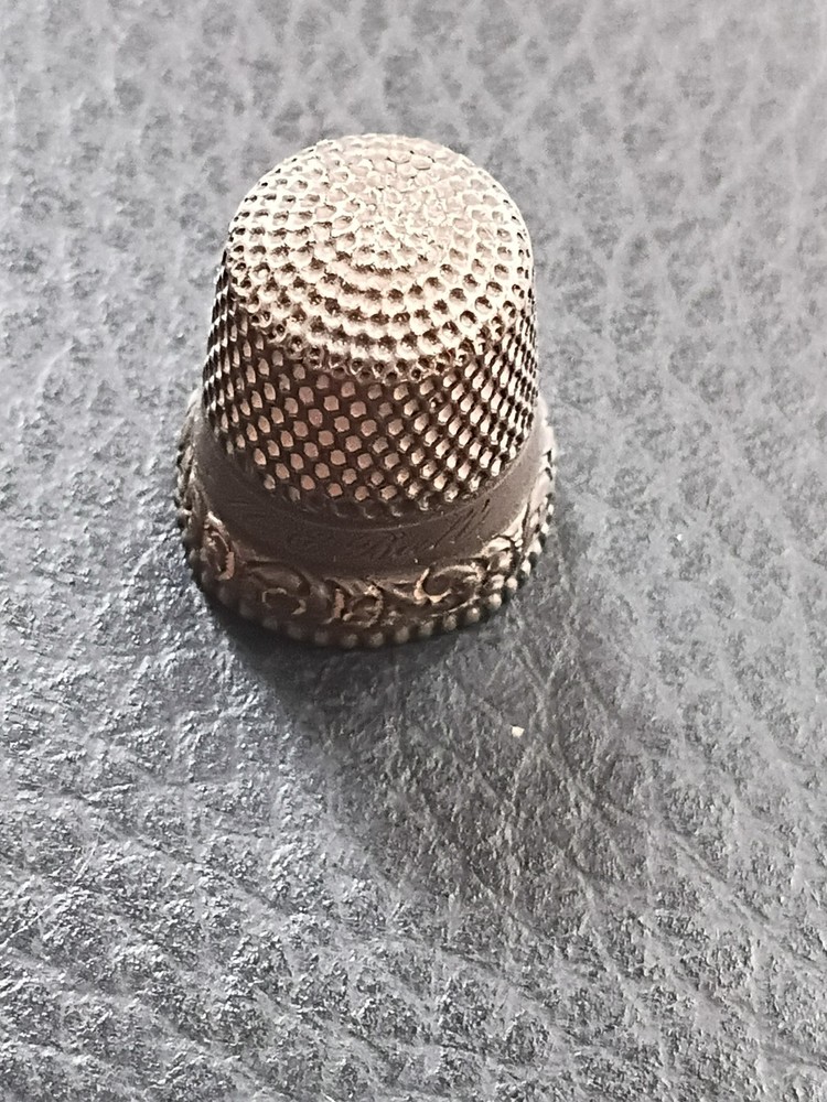 Antique Sterling Silver Sewing Thimble