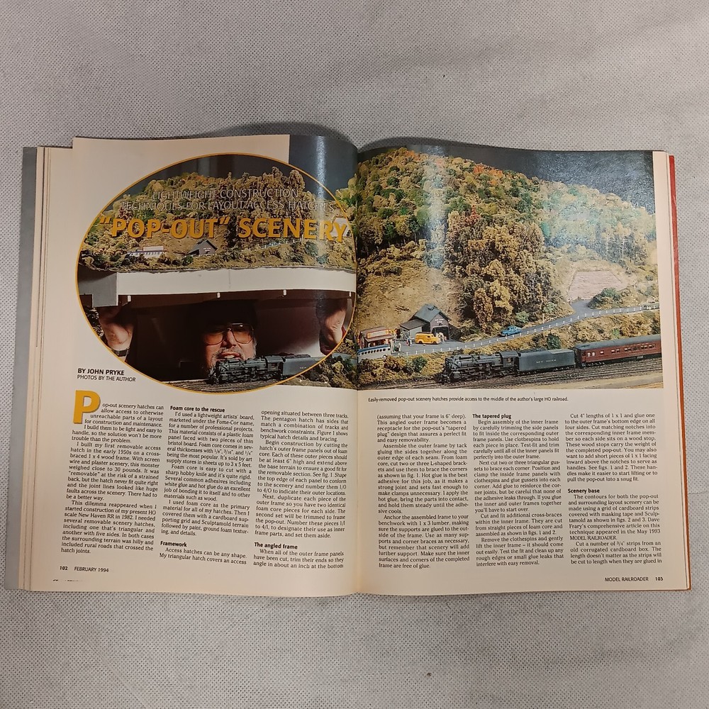Model Railroader Magazine February 1994