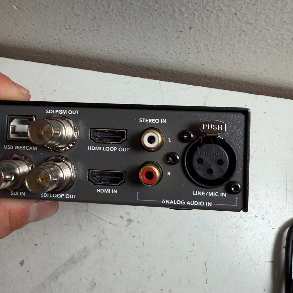 Blackmagic Design Web Presenter Black HDMI Video Capture & Streaming Interface