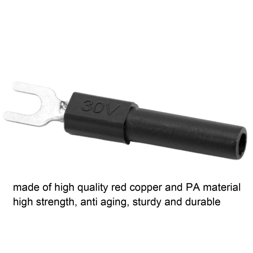 10pcs Fork Spade Wire Connectors High Quality Testing Multimeter Trending❀