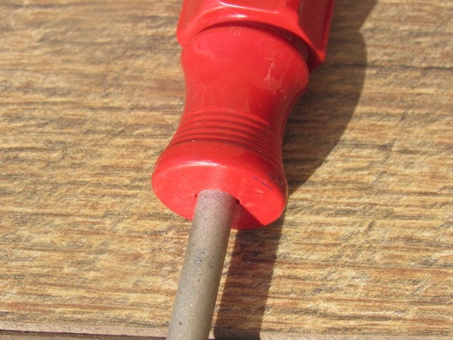CRAFTSMAN 41053 J WF RED HANDLE #2 PHILLIPS STD HANDLE SCREWDRIVER NICE USED