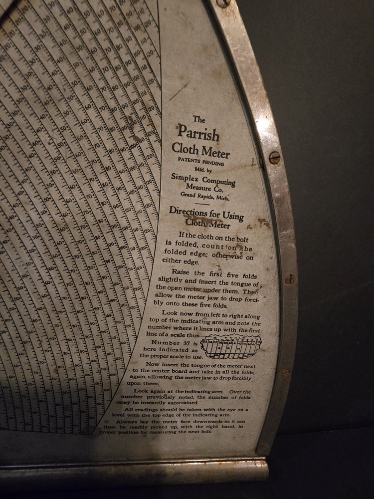 The Parrish Cloth Meter