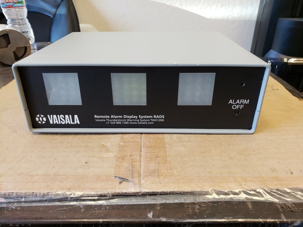 VAISALA 55112 REMOTE ALARM DISPLAY SYSTEM RADS with Power Supply Tested
