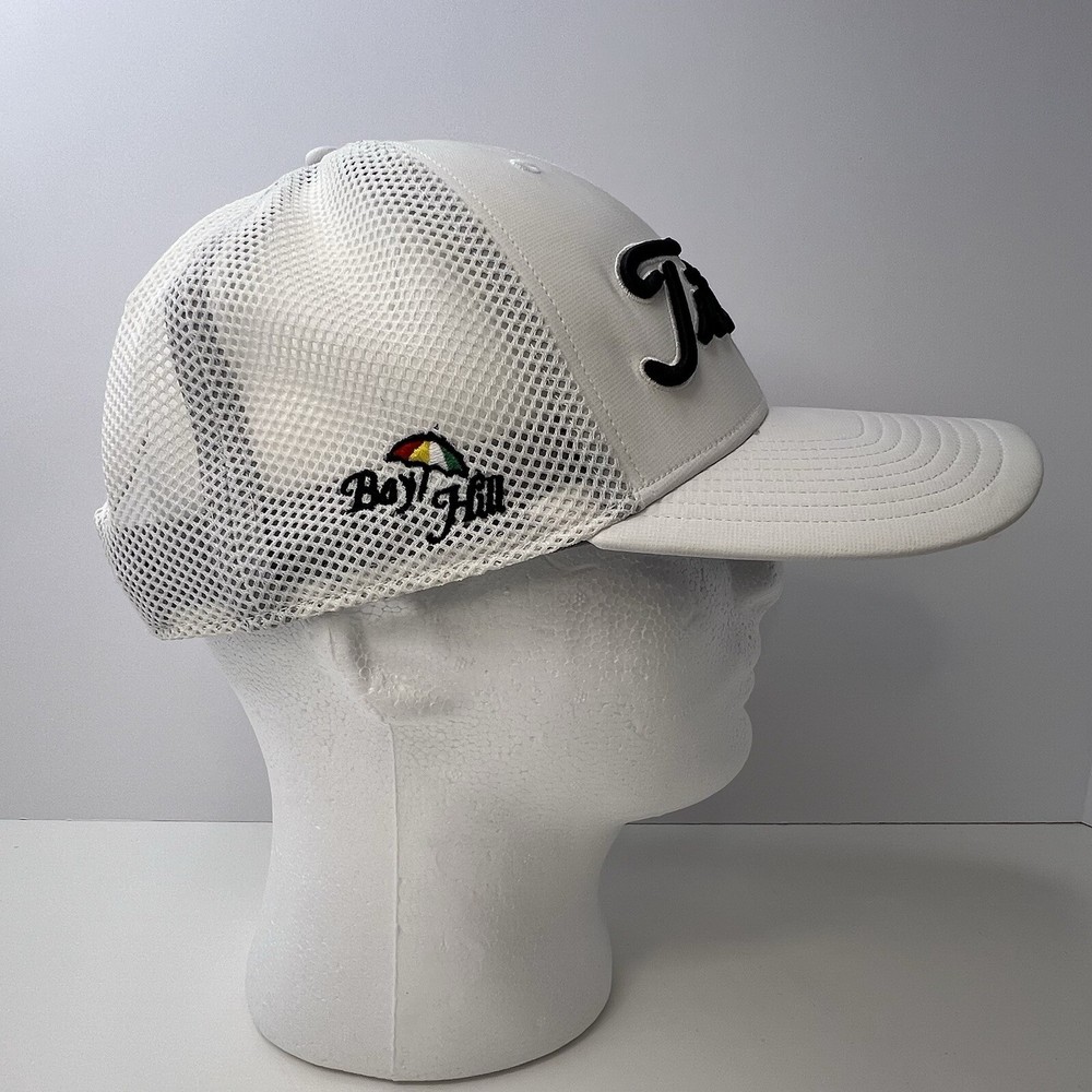 Titleist Golf Bay Hill Adjustable Cap Embroidered Logo White