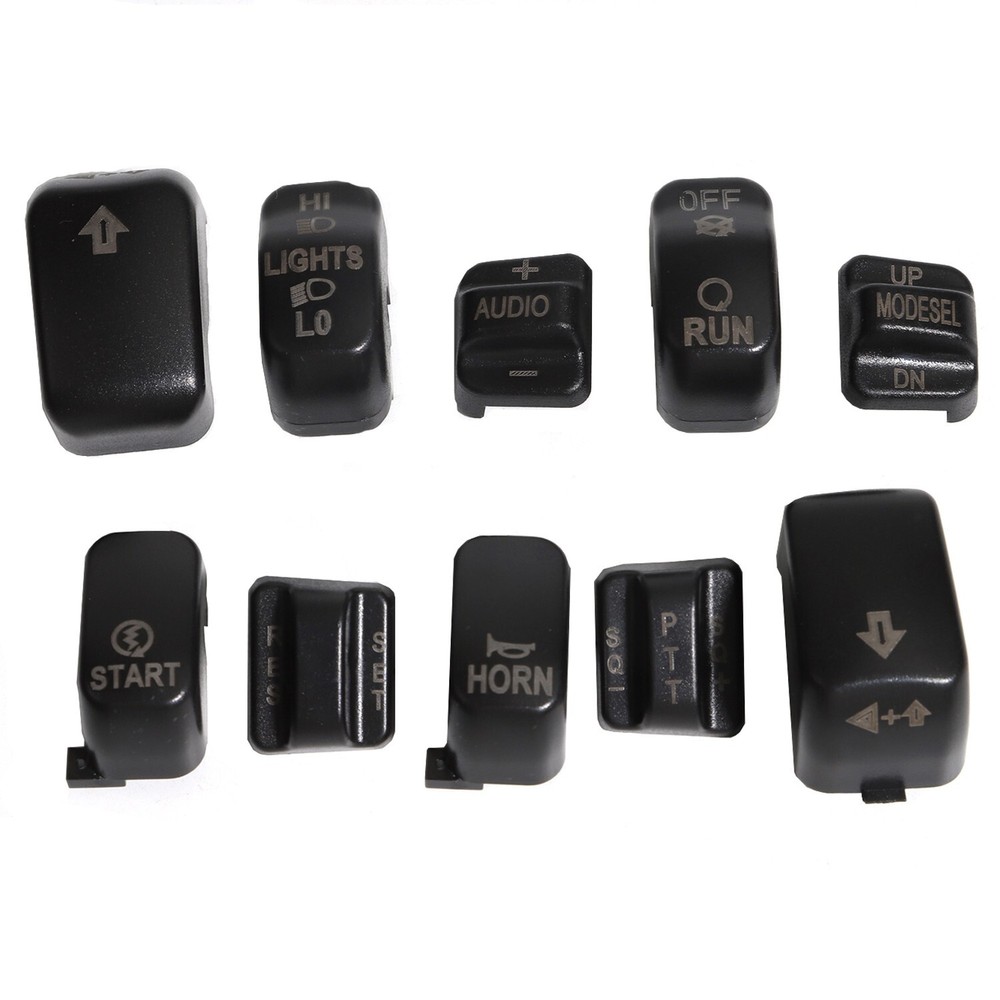 Motorcycle Hand Controls Switch Housing Buttons Cap for Harley