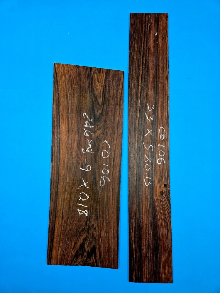 Cocobolo guitar back and sides set CO106
