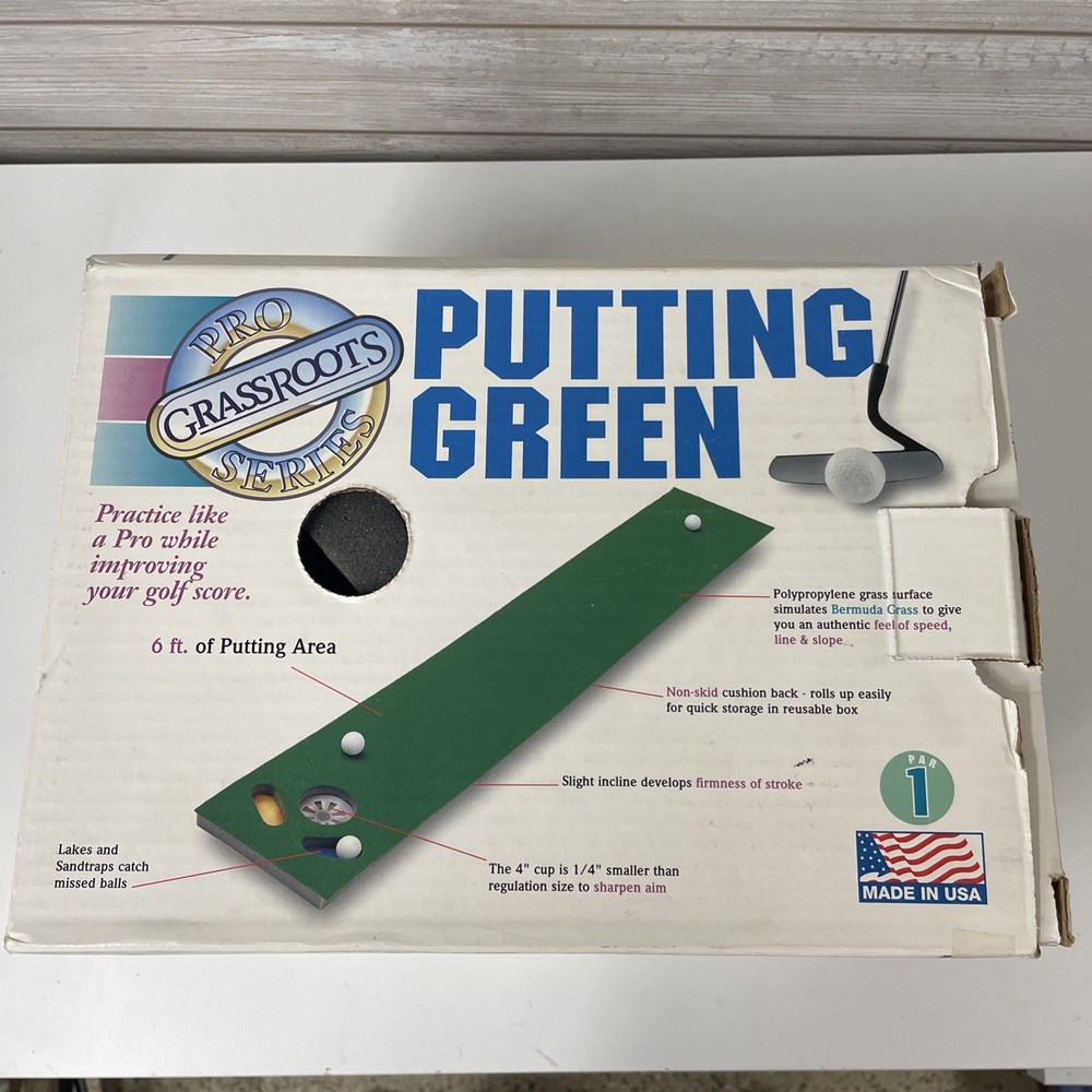 GRASSROOTS PUTT-A-BOUT CHALLENGER 1 PUTTING GREEN - OPEN BOX