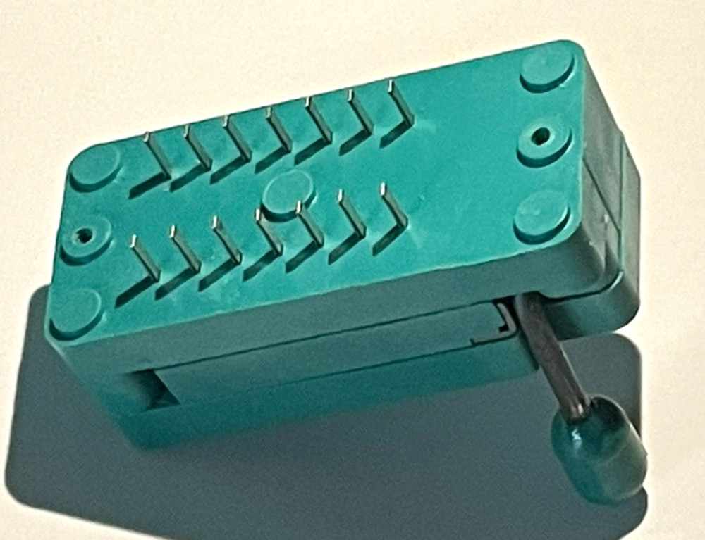 TEXTOOL 3763459 - 14 Pin, Dip Zif Socket Connector NOS