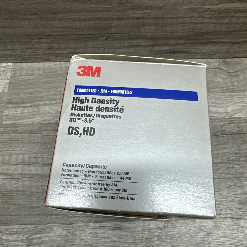 3M 3.5" High Density Floppy Disks Diskettes - 28 -Pack USA