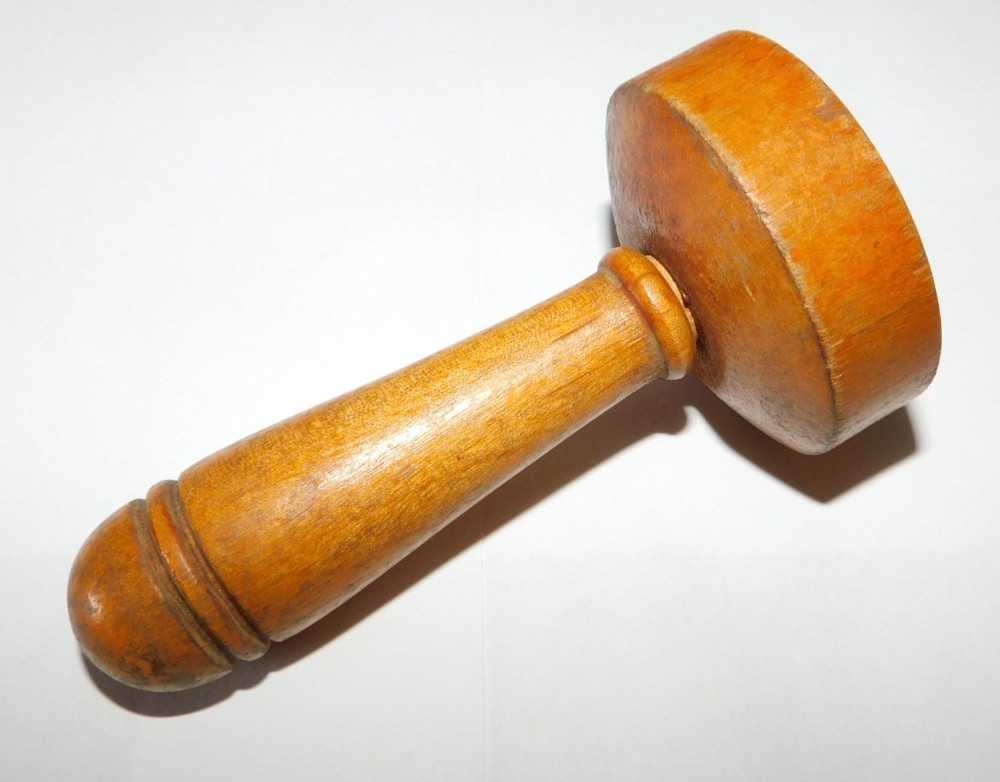 Vintage Wood Sock Darner Darning Sewing Tool