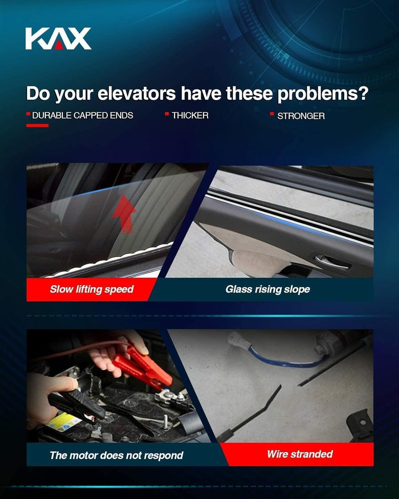 1995-2004 Tacoma Front Right Power Window Regulator with Motor–Compatible Replac