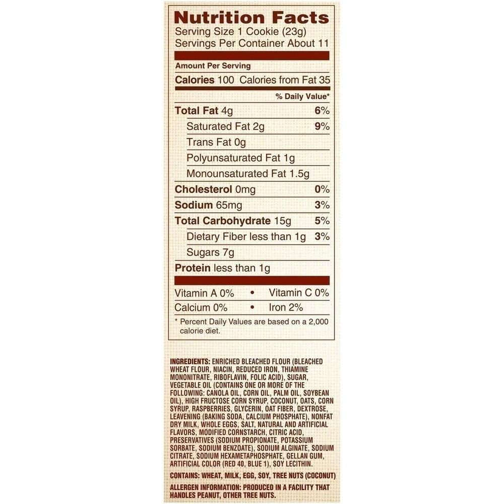 Archway Raspberry Filled Cookies (Pack of 4)