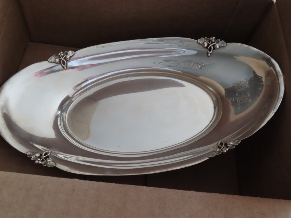 Sterling Silver Alexandria 237 Tray, 11.4 Oz. 330 Grams, Solid Silver