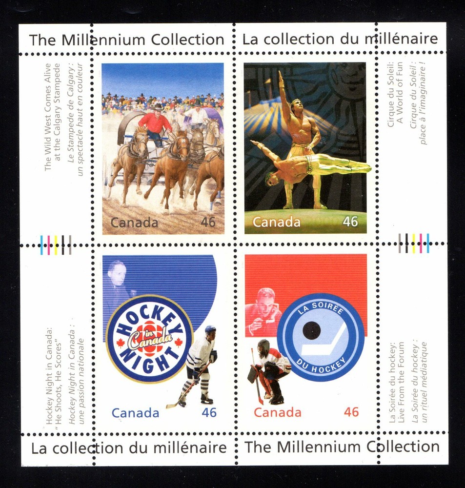 CANADA MINT SOUVENIR SHEET - SCOTT 1819 - MILLENIUM COLLECTION - 1999