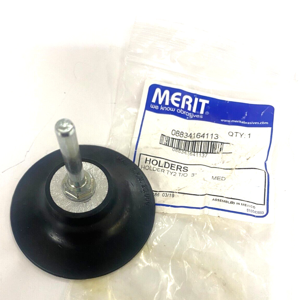 MERIT DISC BACKING POKIE QUICK CHANGING TYPE-R MAX RPM-2000.000