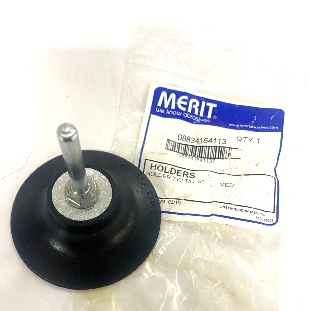 MERIT DISC BACKING POKIE QUICK CHANGING TYPE-R MAX RPM-2000.000