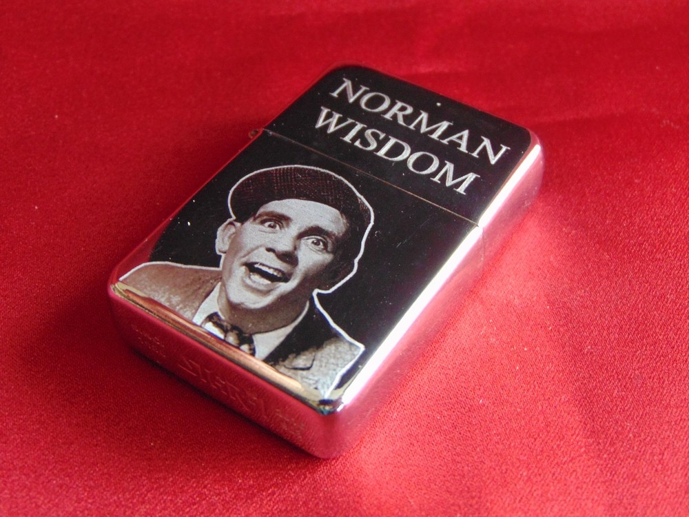 Norman Wisdom Engraved Lighter With Gift Box - FREE ENGRAVING