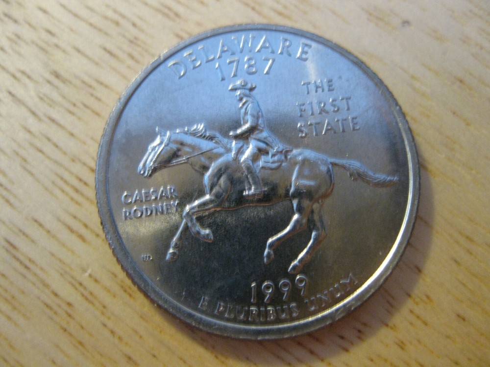 1999 D Delaware Statehood Quarter Gem BU!