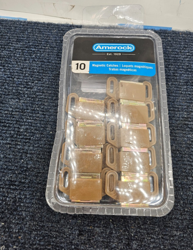 (QTY 10) Amerock 10PK3473PT Functional Hardware Magnetic Catch Tan
