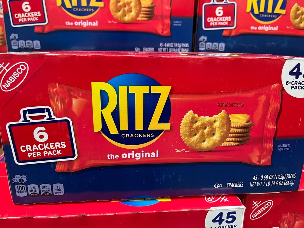 RITZ Original Crackers Snack size 6 crackers per pack 45ct