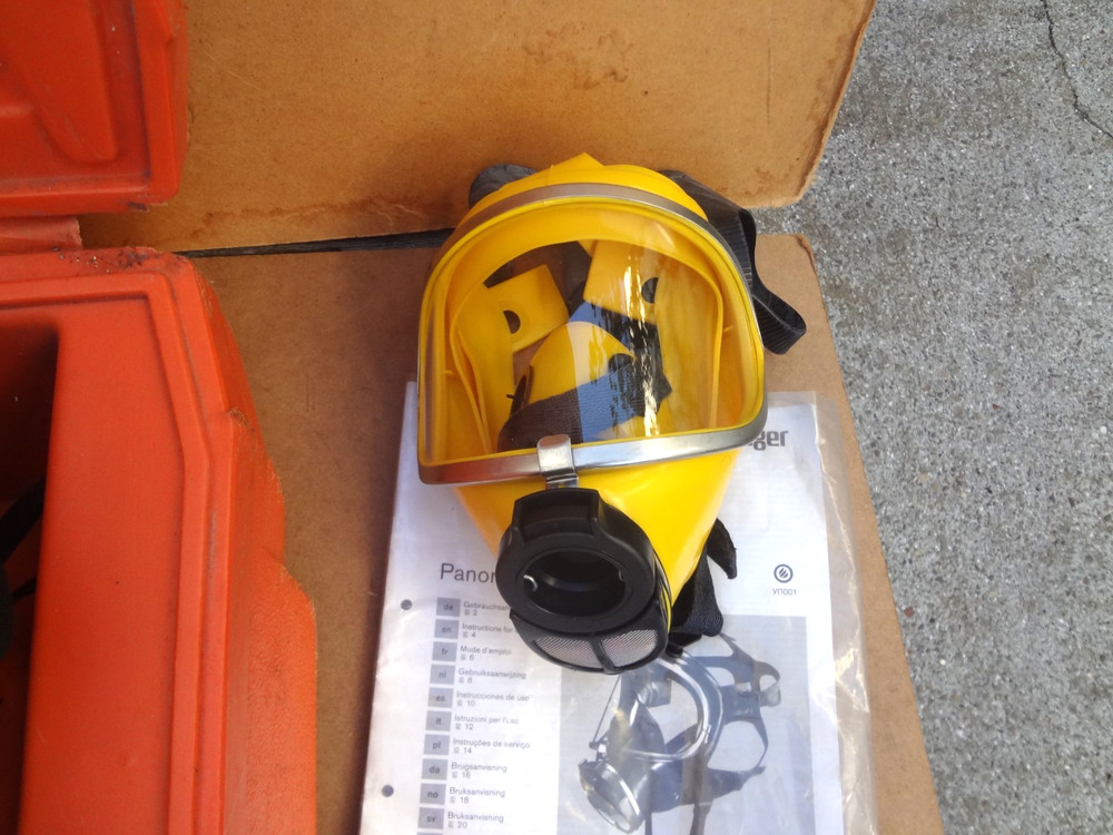 DRAGER SCBA Complete Kit In Hard Case Firefighter Air System