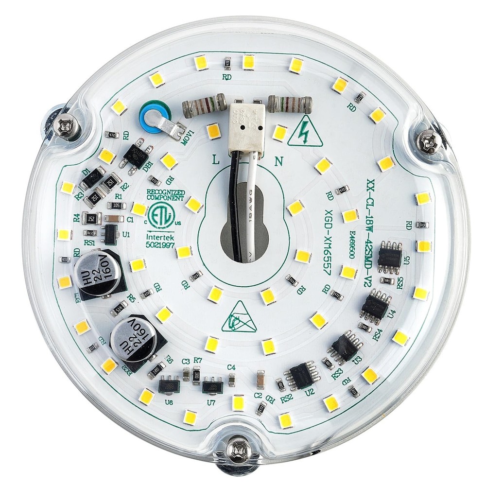 4 inch LED Retrofit Light Kit for Ceiling Fan Light Replacement Panel PCB 18W...