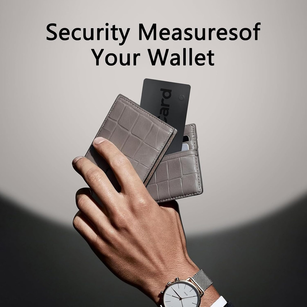 Ultra-Thin Air Tag 0.07In Wallet Tracker (Both Ios and Android) IP68 Bluetooth G
