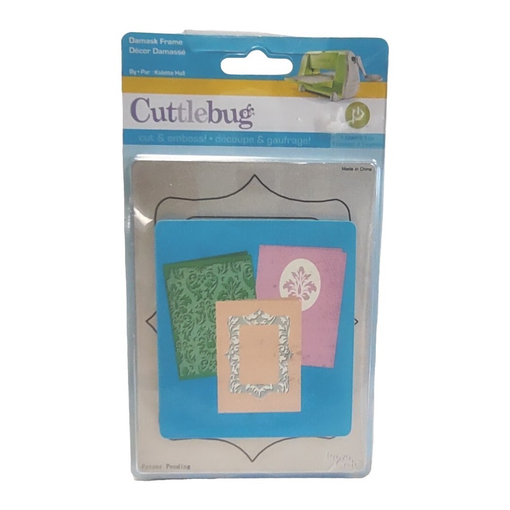 Cuttlebug Cut & Emboss Damask Frame  37-1920 Scrapbooking Tool New
