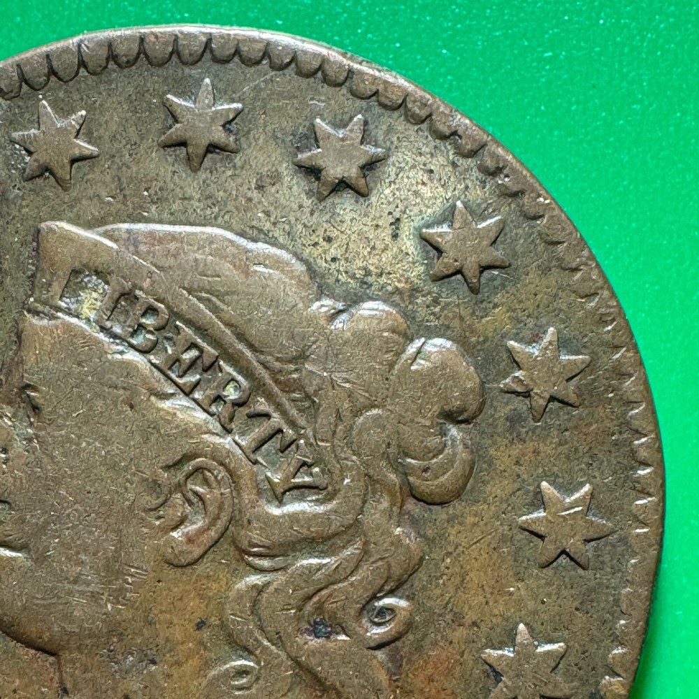 1832 Large Cent LL US LC0105