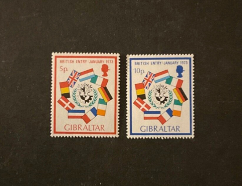 Gibraltar Scott #294-5 never hinged