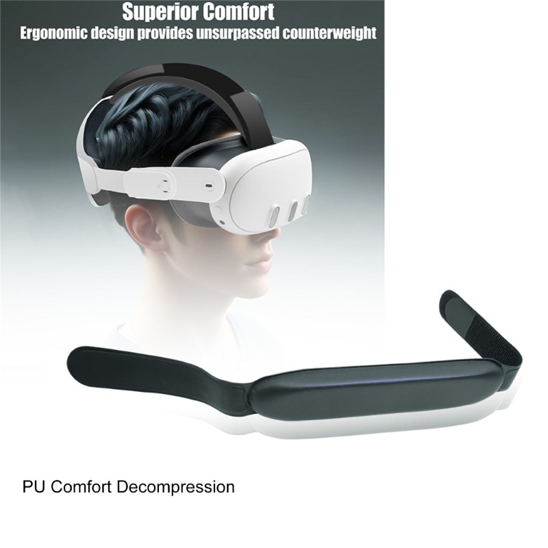 Virtual Reality Headgear Straps with Pressure Distribution Technology