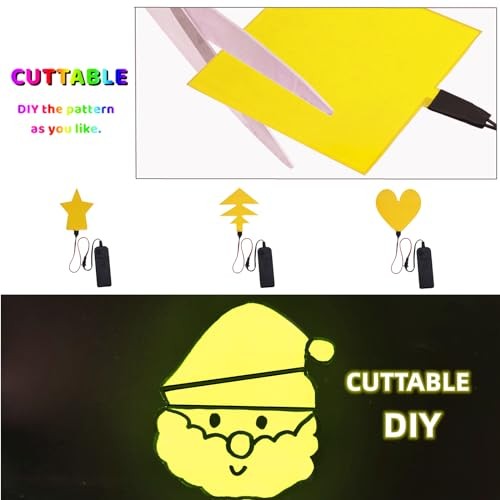 DIY EL Panel Light - Cuttable Paper - Electroluminescent