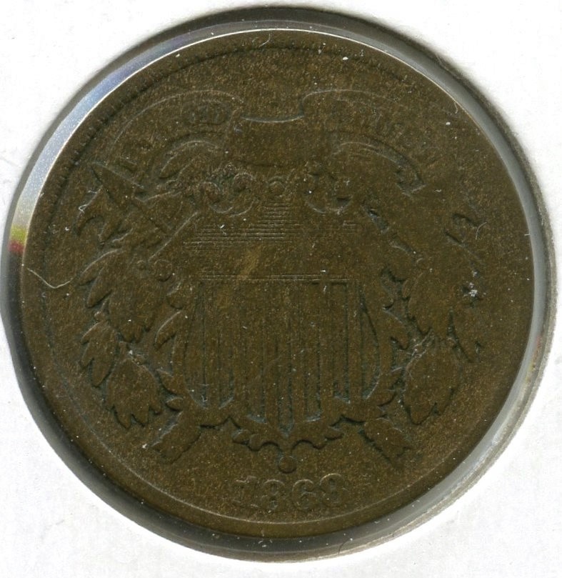 1868 2-Cent Coin - Two Cents - Q431